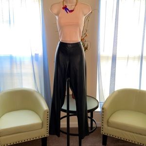 ASOS | Ladies Black Faux Leather Pants